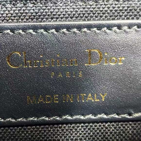 Dior Blue Oblique Canvas 30 Montaigne Chain Pouch - Picture 10 of 11